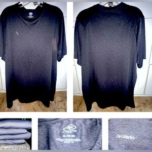 Athletic Works Mens T-Shirt Active Crewneck Pullover Short Sleeve White Size XL